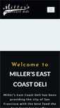 Mobile Screenshot of millerseastcoastdeli.com